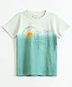 JusCubs Cotton Knit Half Sleeves Summer Vibes Only Text Printed Tee - White