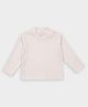 Mi Arcus Knit Full Sleeves Solid Tee - Beige