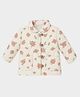 Mi Arcus Cotton Knit Full Sleeves Floral Printed Jacket - Multi Colour