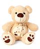 My Baby Excels Teddy Bear With Bowtie Plush Soft Toy Light Brown - Height 35 cm