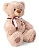 My Baby Excels Teddy Bear With Bowtie Plush Soft Toy Brown - Height 40 cm