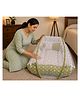 Babytoons Baby Mosquito Net Bed for Sleeping Newborn Soft and Comfortable Bed 0-12 Months - Green