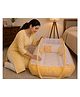 Babytoons Baby Mosquito Net Bed for Sleeping Newborn Soft and Comfortable Bed 0-12 Months - Yellow
