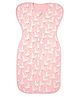 Tidy Sleep Hands Up Baby Swaddle Wrapper , 100% Cotton Jersey , Arms Up Sleep Sack, Soft, Breathable and Gentle Baby Sleeping Bag - Pink