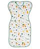 Tidy Sleep Hands Up Baby Swaddle Wrapper , 100% Cotton Jersey , Arms Up Sleep Sack, Soft, Breathable and Gentle Baby Sleeping Bag - Off White