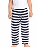 Nite Flite Cotton Knit Striped Pajama - Blue & Grey