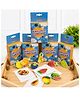 iLearnNGrow 7-Theme Educational Flash Cards Set with Rakhi - Alphabets, Numbers, Fruits, Vegetables, Shapes, Colours & Body Parts
