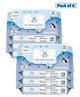 Mummagodi Aloe Vera Wipes with Lid 72 Pieces - Pack of 6