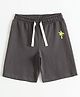 JusCubs Cotton Knit Palm Tree Printed Shorts - Grey