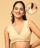 The Mom Store Cotton Knit Solid Bra - Beige