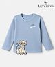 Bonfino Disney Interlock Knit Full Sleeves T-Shirt with Simba Applique - Blue