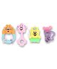 Ratnas Happy Baby Rattle Set of 4 Pieces  -Color and Design May Vary
