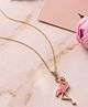 Funkrafts Flamingo Detailed Pendant Necklace - Pink