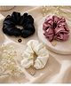 Funkrafts Set Of 3 Floral Charms Embellished Hair Scrunchies - Multi Colour
