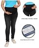 Mama & Bebe Denim Washed  Maternity Jeans - Black