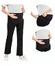 Mama & Bebe Denim Solid Maternity Jeans - Black