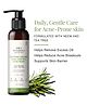 Juicy Chemistry Organic Acne Control Face Wash with Hemp & Tea Tree Gentle Cleansing Face Wash - 110 ml