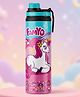 Famyo Stainless Steel Unisex Kids Water Bottle, 900ml (June Unicorn)