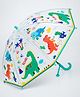 Little Surprise Box Dinosaurs  Designed Transparent Umbrella  - Green