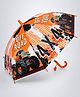 Little Surprise Box Monster Truck  Designed Umbrella - Orange