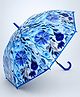 Little Surprise Box Floral Designed Umbrella - Blue