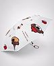 Little Surprise Box Puppies Designed  Three  Fold Umbrella - White