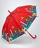 Little Surprise Box Mexico Designed  Umbrella - Maroon