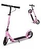 Jaspo Fervid Kick Scooter for Kids & Adults | 175mm TPU Wheels 80A Hardness | ABEC-9 Bearings | Foldable Aluminum Frame | 3-Level Height Adjustable | Anti-Skid Deck, Soft TPR Grip | Max Load 120kg