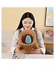 EITHEO Cute Sleeping Nose Capybara Soft Toy Plush Stuffed Animal for Kids (Pack of 1)