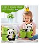 EITHEO Cute Panda Soft Toy in Bamboo Basket Plush Stuffed Animal for Kids  (Pack of 1)
