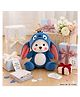 EITHEO Cute Taddy Soft Toy in Blue Costume Teddy for Kids