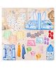 Babytoons 28 in 1 NewBorn Baby Complete Daily Items Combo - Blue