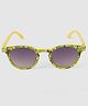 DukieKooky Leaves Designed UV Protected Wayfarer Sunglasses - Yellow