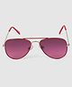 DukieKooky UV Protected Aviator Gradient Sunglasses - Red