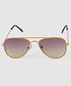 DukieKooky UV Protected Aviator Gradient Sunglasses - Yellow