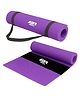 Abr Mall Yoga Mat for Women and Men 6MM EVA Material Extra Thick Exercise Mat for Workout Yoga Fitness Pilates and Meditation, Anti Tear Anti Slip For Home & Gym Use (Purple)6MM