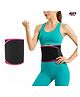 Abr Mall Heavy Quality Pocket Sweat Slim Belt for Women | Men, Body Shaper Slimming| Waist Trimmer Belt Men and Women FIT Pink