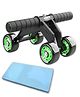 Abr Mall Roller Exerciser for Abdominal Stomach Exercise Training Equipment For Abs Workout, Ab Wheel Equipment for Core Workout, Ab Roller Wheel for Home Gym Equipment Multi Color
