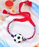 Asthetika Football Rakhi with Roli Chawal - Red