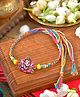 Asthetika Ganesha Rakhi with Roli Chawal - Red