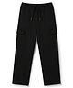 Doreme Single Jersey Knit Full Length Solid Lounge Pant - Black