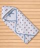 Simply Interlock Towel & Wrappers with Puppy Airplane Print L 92 x B 95 cm - White
