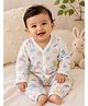 Tittertots Organic Cotton Knit Full Sleeves Unicorn Printed Coordinating Shirt & Pajama Set - Multi Colour