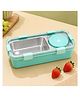 Paper Moon Stainless Steel Bento Lunch Box  Multiple Compartments Leak-Proof with spoon and chopstick Durable Clip Lock Design  for Kids School, office & Travel (Color may vary )