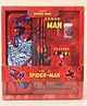 Paper Moon Spider-Man Stationery Set Including Pencil Case, Pencils, Crayons, Sharpener & Eraser Ideal Gift for Boys - Color may vary