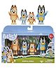 ARCADE TOYS Bluey Family Figurines 4-Pack Set Including Bluey Bingo Chilli and Bandit - Genuine Licensed Toys - Multicolour