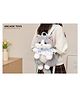 ARCADE TOYS Cuddly Kitty Plush Backpack  Height 11 inches Soft Stuffed Cat Shoulder Bag for Kids & Girls- Multicolour