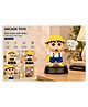 ARCADE TOYS Shin Chan with Shiro Collectible Action Figure | Premium Anime Character Statue | Multicolour