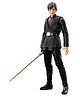 STAR WARS Luke Skywalker Jedi Master Action Figure with Accessories PVC Build and Green Lightsaber - 18 cm