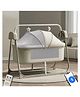 Infantso Smart Electric Baby Cradle Swing Bluetooth & Remote Control, Customizable Swing Time,Adjustable 5-Speeds, Soft Mattress, Safe & Spacious Palna/Jhula -Khaki